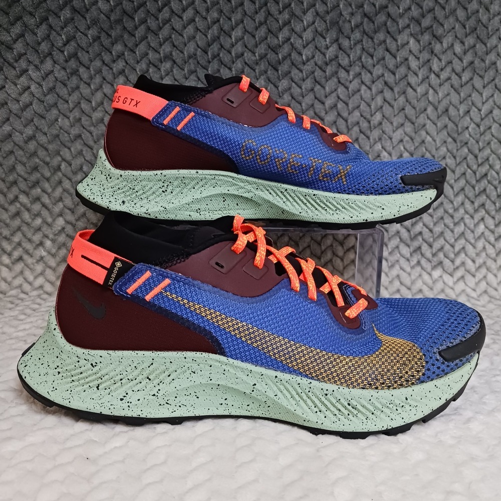 Nike Pegasus Trail 2 GTX Mystic Dates Blue Men's Walking Running Shoes Size 9